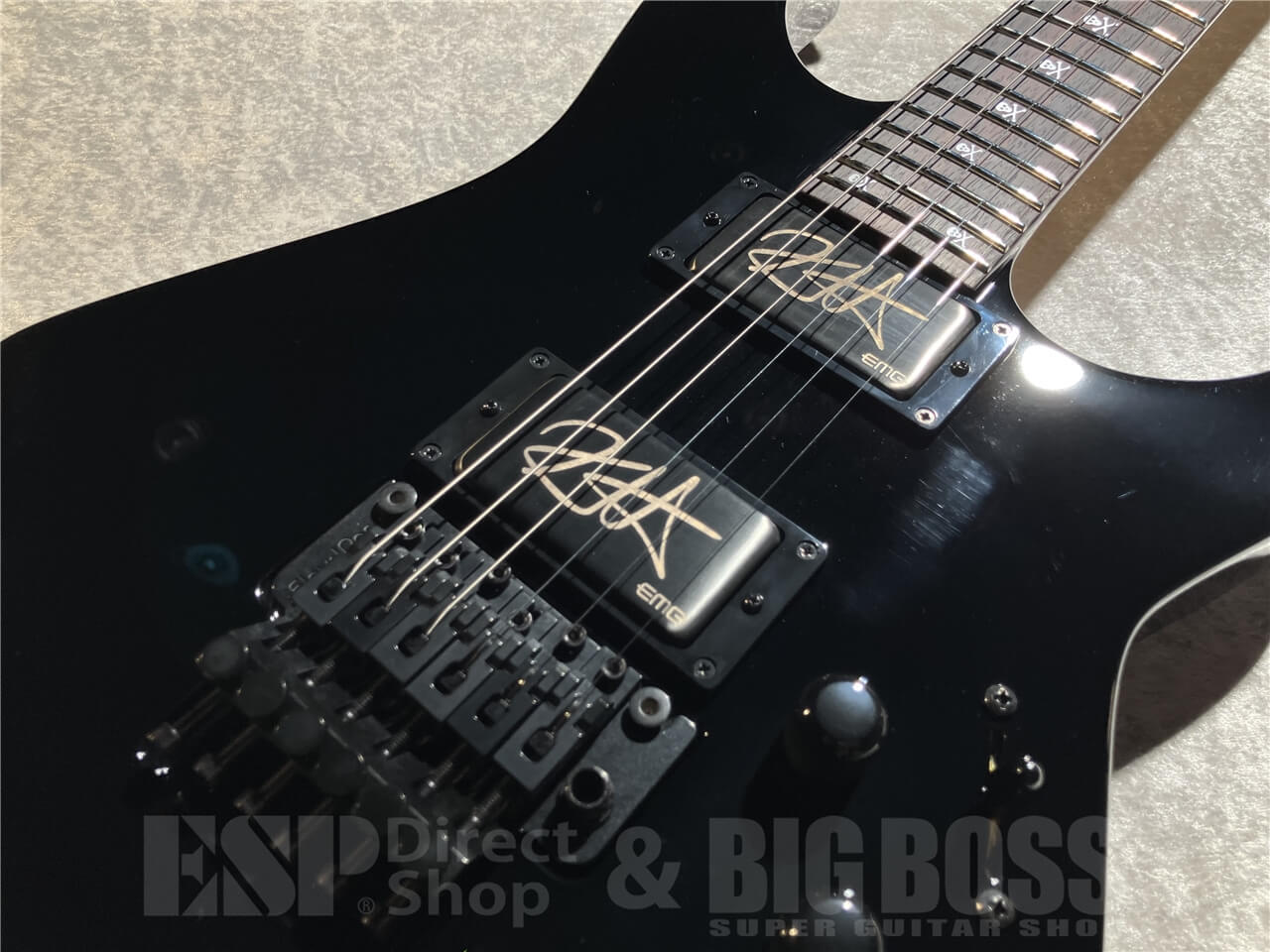 ESP KH-2 NECK-THRU (Black)（新品/送料無料）【楽器検索デジマート】