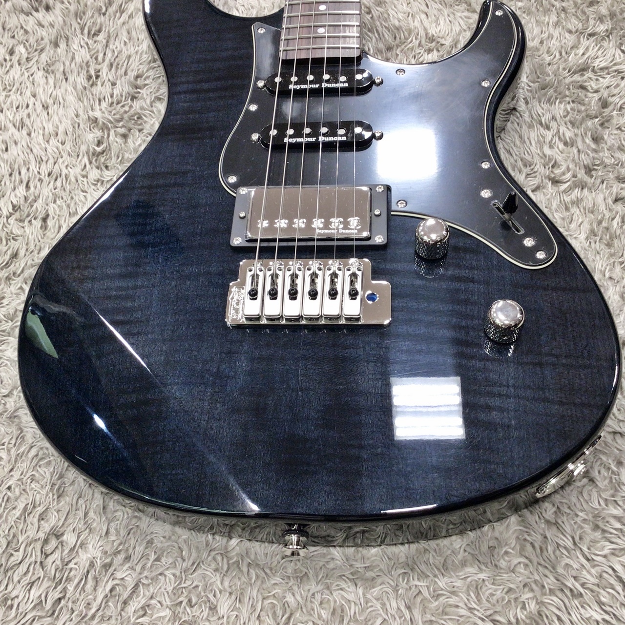 YAMAHA PACIFICA612VIIFM / TBL (Trancelucent Black)（新品
