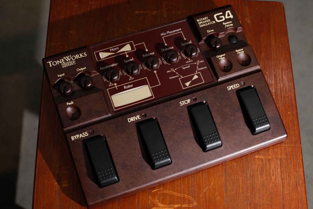ロータリーシミュレーター　korg toneworks G4 The Toneworks G4 Rotary Speaker Simulator by Korg - That Leslie