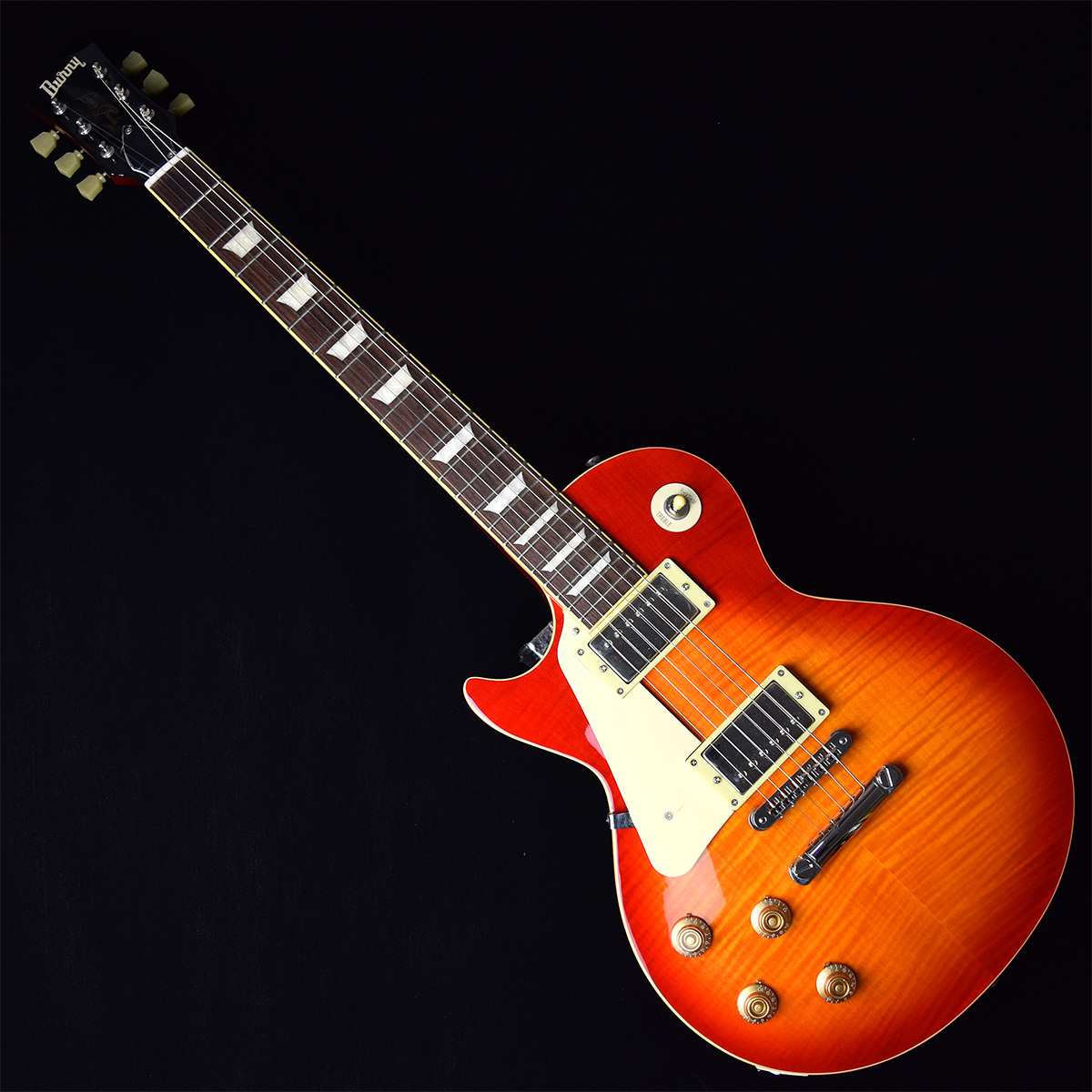 BURNY Les Paul レフティ エレキ ギター サンバースト-