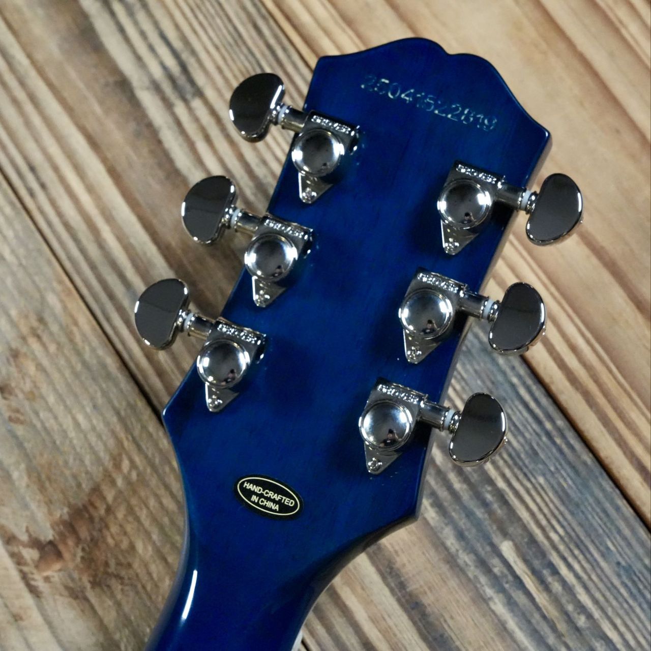 ギター Epiphone Les Paul Quilt Viper Blue Epiphone Les Paul Custom Quilt Viper Blue (バイパーブルー) 島村