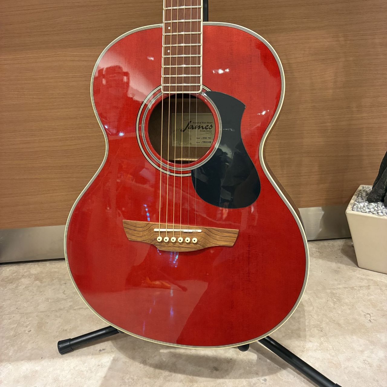 James J-300A TRD アコースティックギター 赤 James 中古J-300A（中古/送料無料）【楽器検索デジマート】