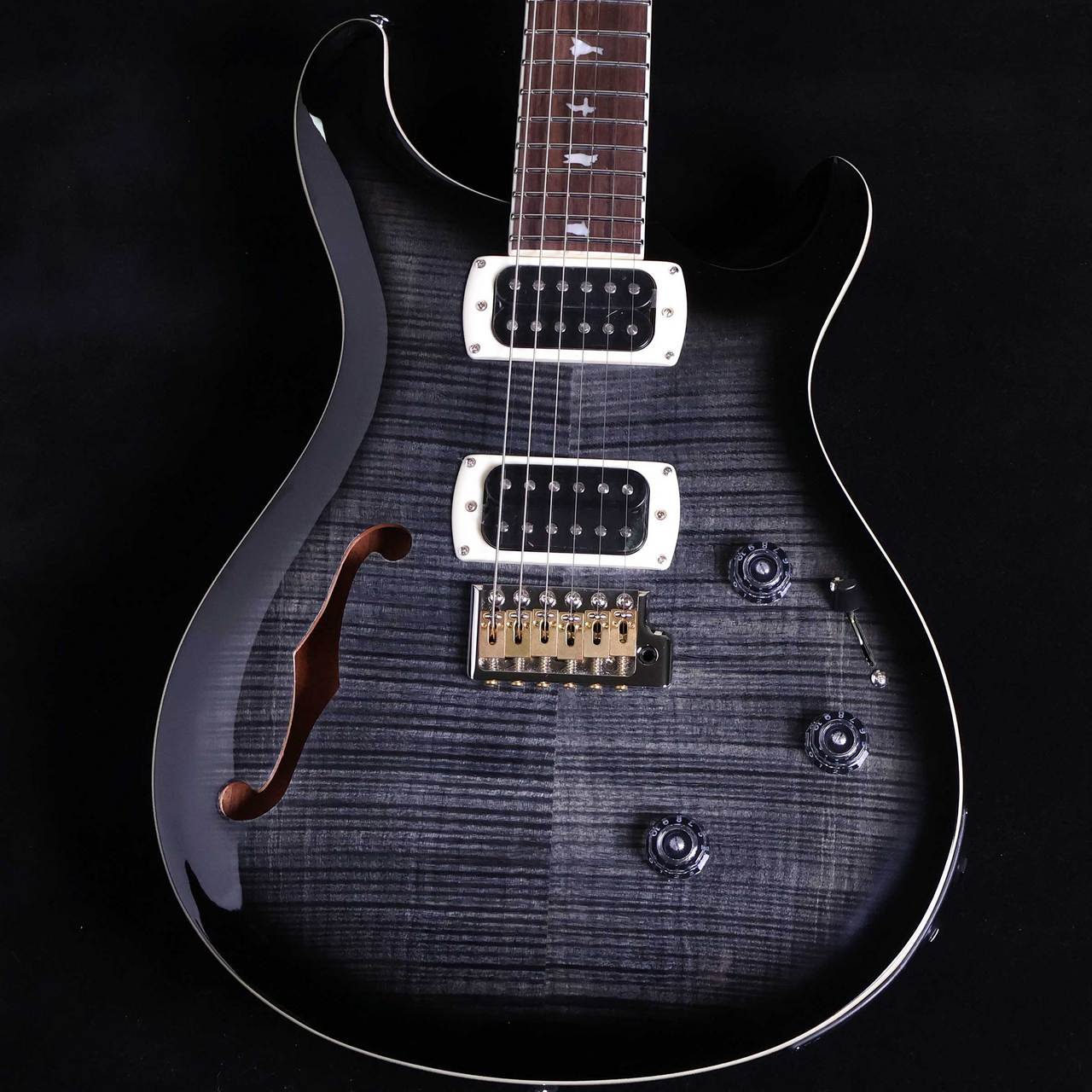 Paul Reed Smith(PRS) SE Custom24 Semi-Hollow Piezo Charcoal Burst
