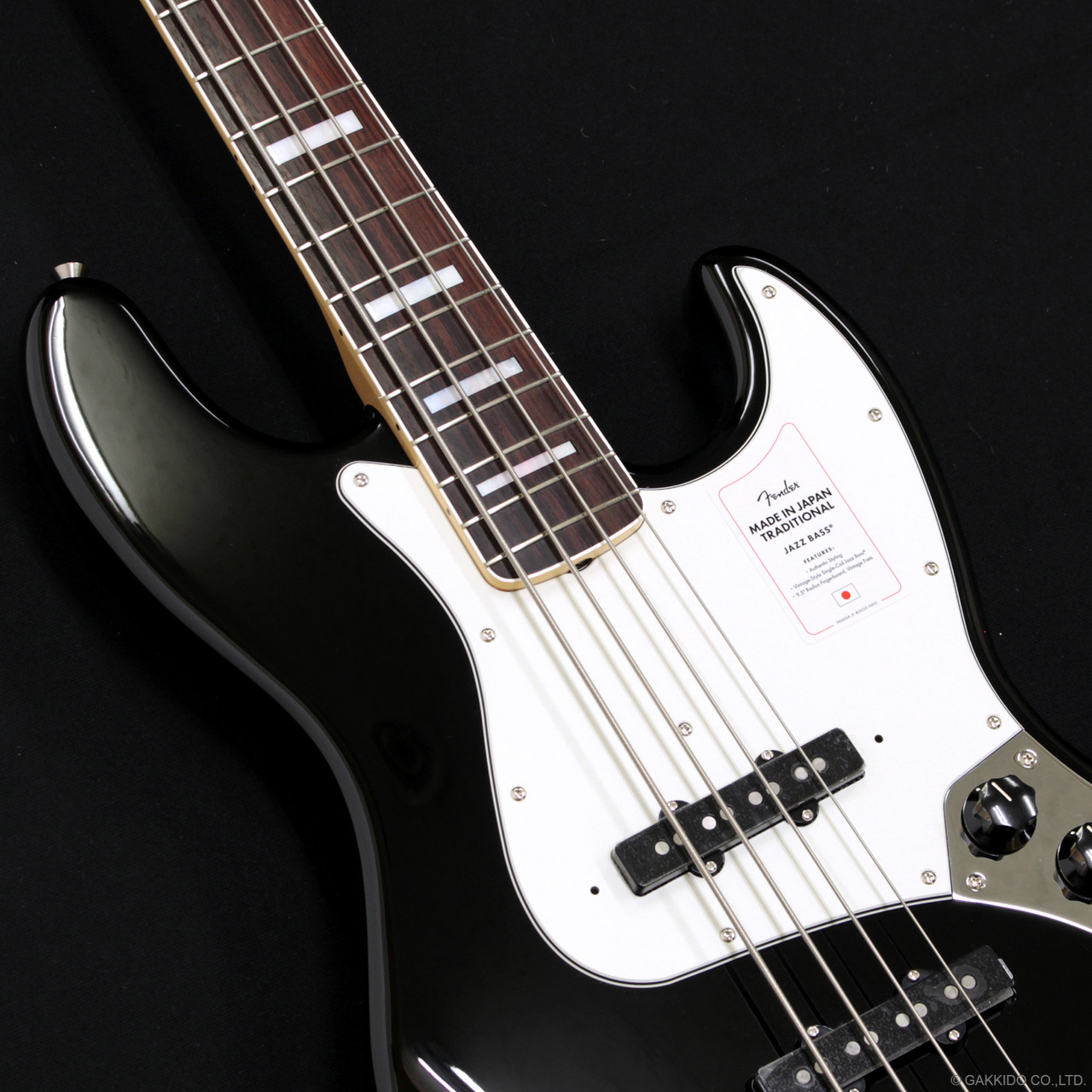 Fender Made in Japan Traditional Late '60s Jazz Bass [Black
