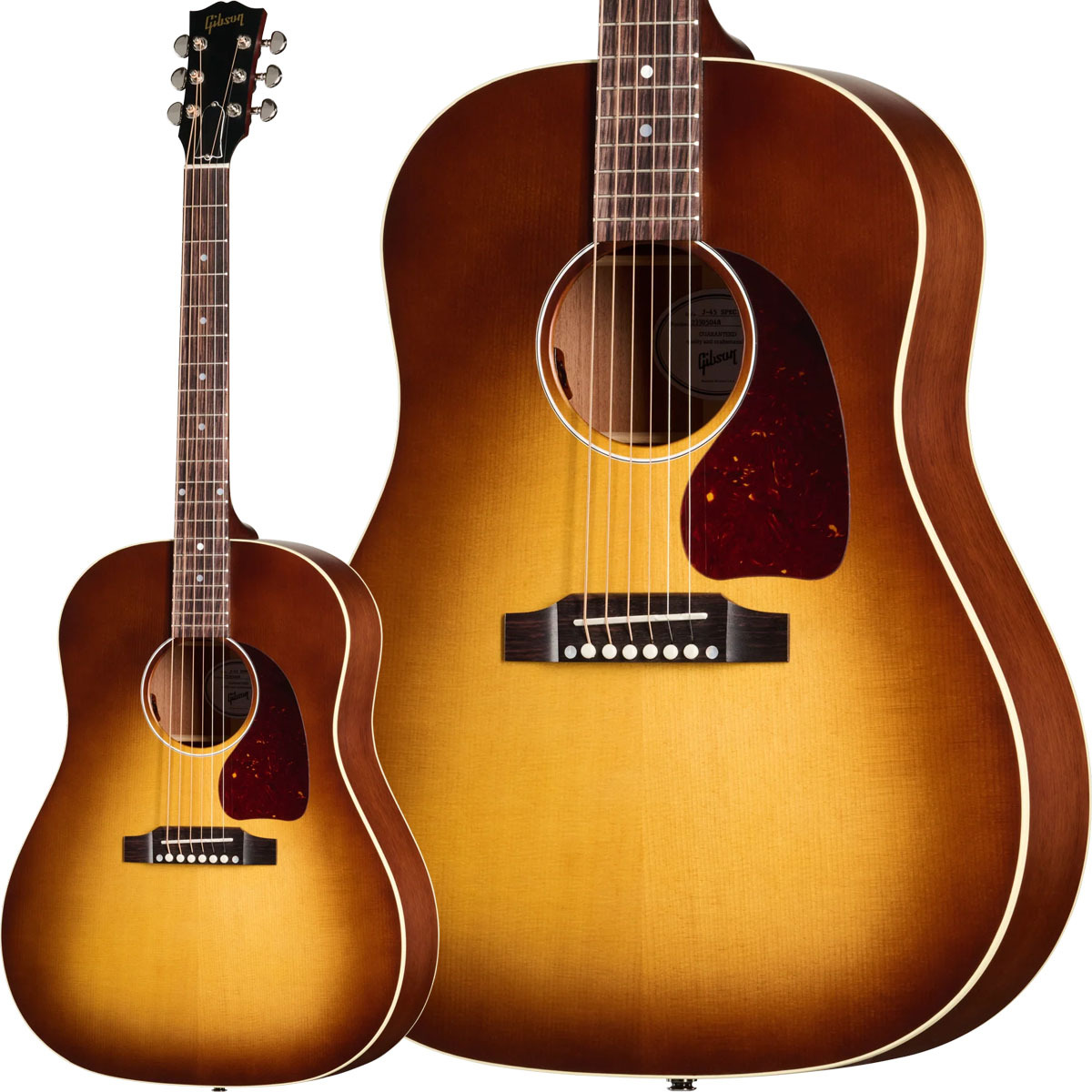 千*束様 GibsonJ-45（風） アコースティックギター サンバースト（メー Gibson Gibson J-45 Special (Satin Honey Burst) [LR Baggs
