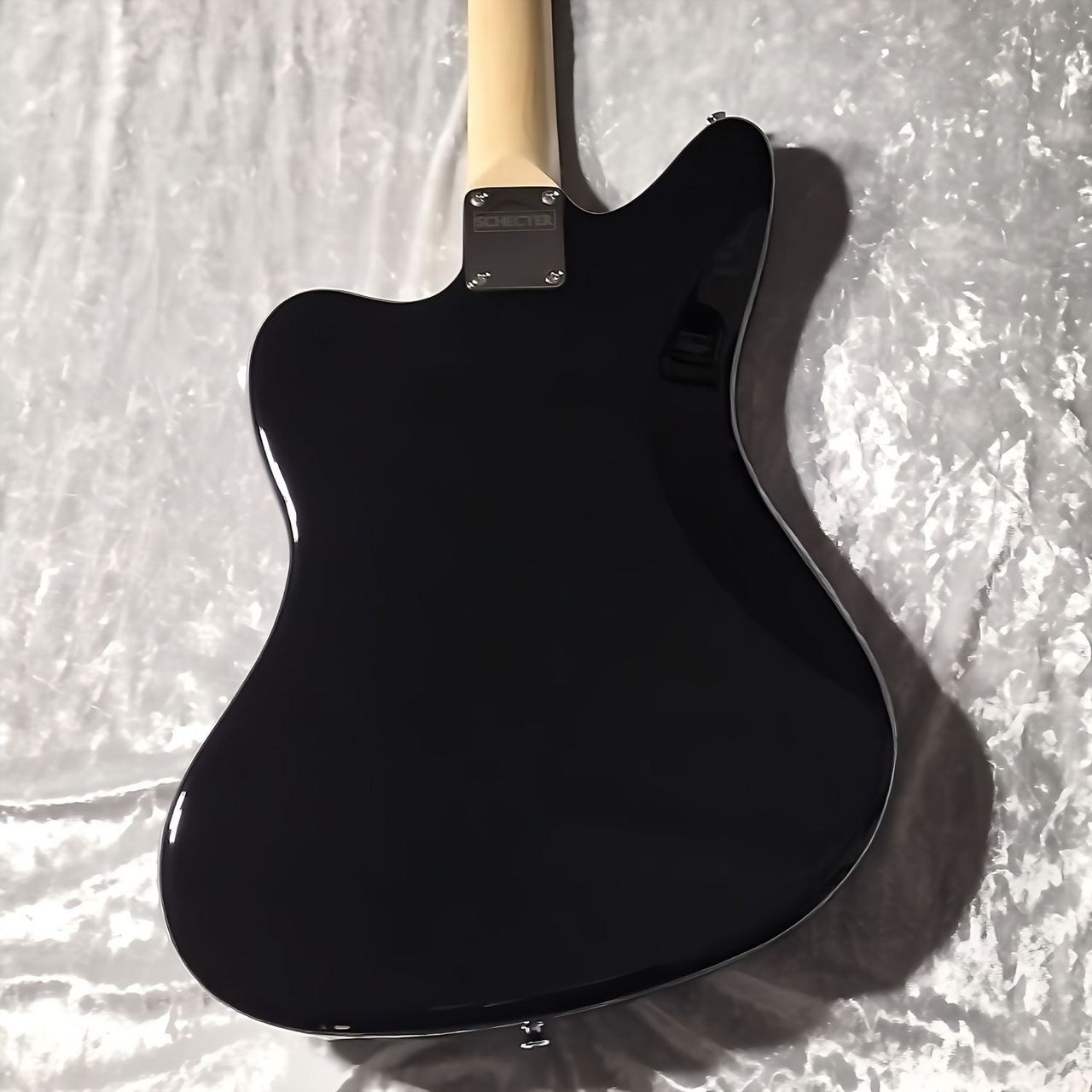 SCHECTER L-JGM-CTM-AL-RH/R All Black ジャガー ジャズマスター
