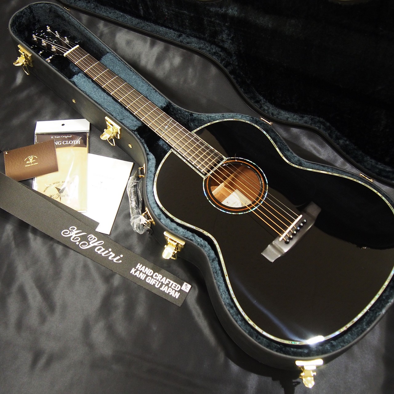 K.Yairi Custom RF-65 BK【国産】【ショップオーダー品】【縦ロゴ