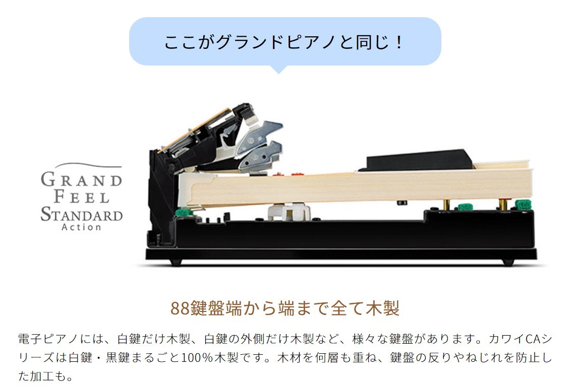 KAWAI CA4900GP ピュアホワイト（新品/送料無料）【楽器検索