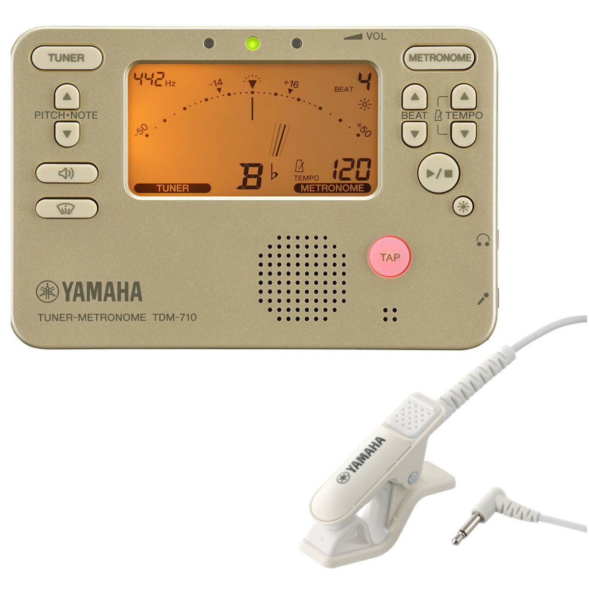YAMAHA TDM-710GL ヤマハ チューナーメトロノーム マイクセット 