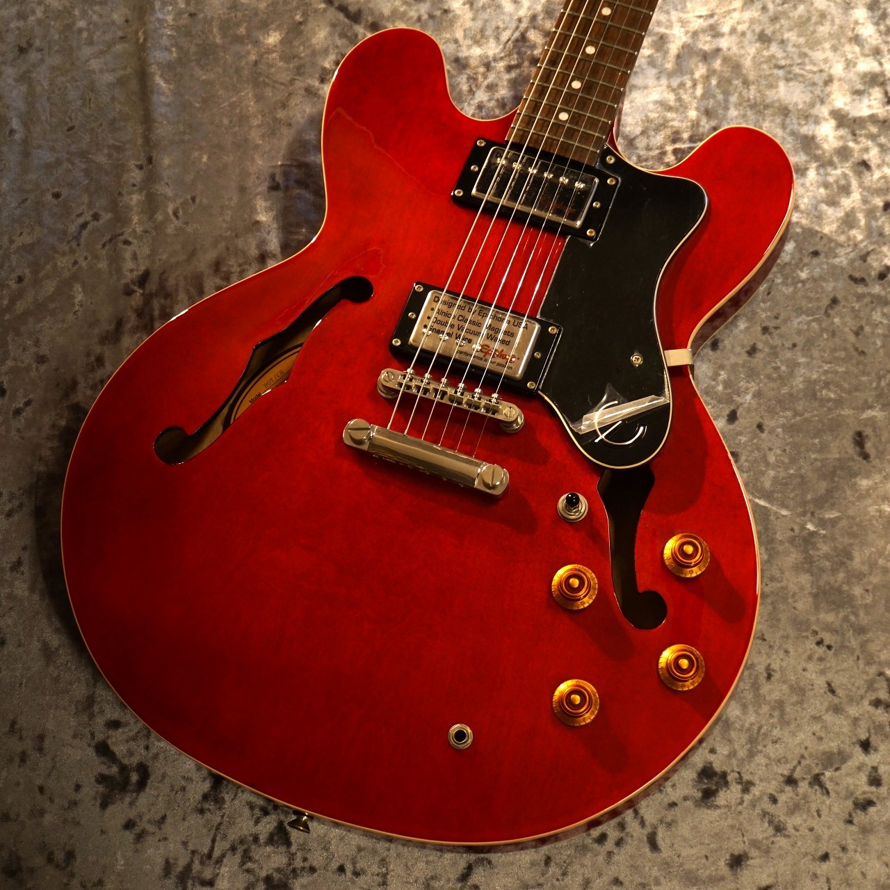 (最終値下げ) Epiphone DOT Cherry　純正ハードケース付 Epiphone 【USED】Dot Cherry [3.98kg] [2012年製]（中古）【楽器検索