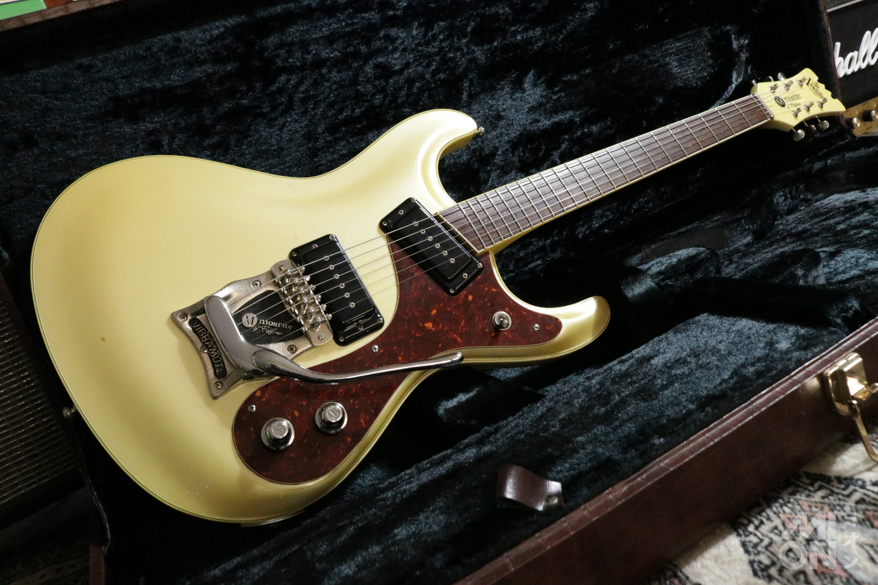 Mosrite Super Custom '63 The Ventures Model Pearl White (黒雲
