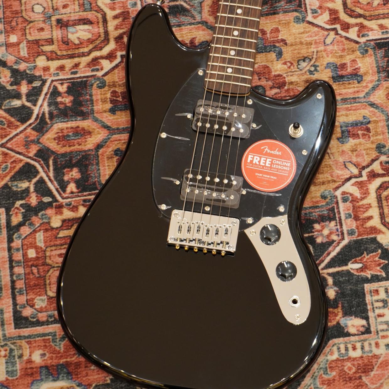 Squier by Fender Sonic Mustang HH, Laurel Fingerboard, Black