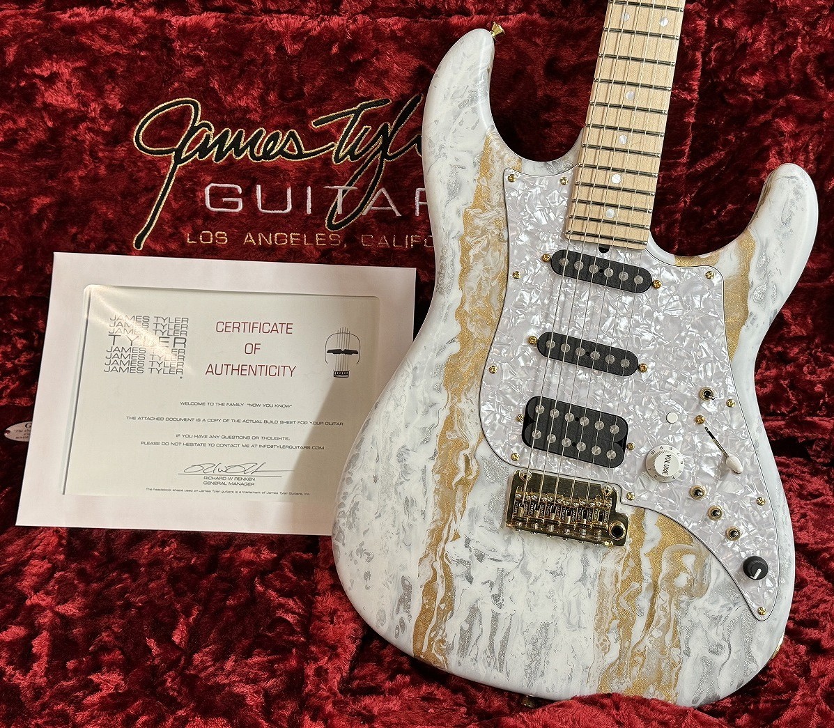 【大幅値下げ】James Tyler USA StudioEliteHD James Tyler Studio Elite HD - White Shmear - Eddie's Guitars