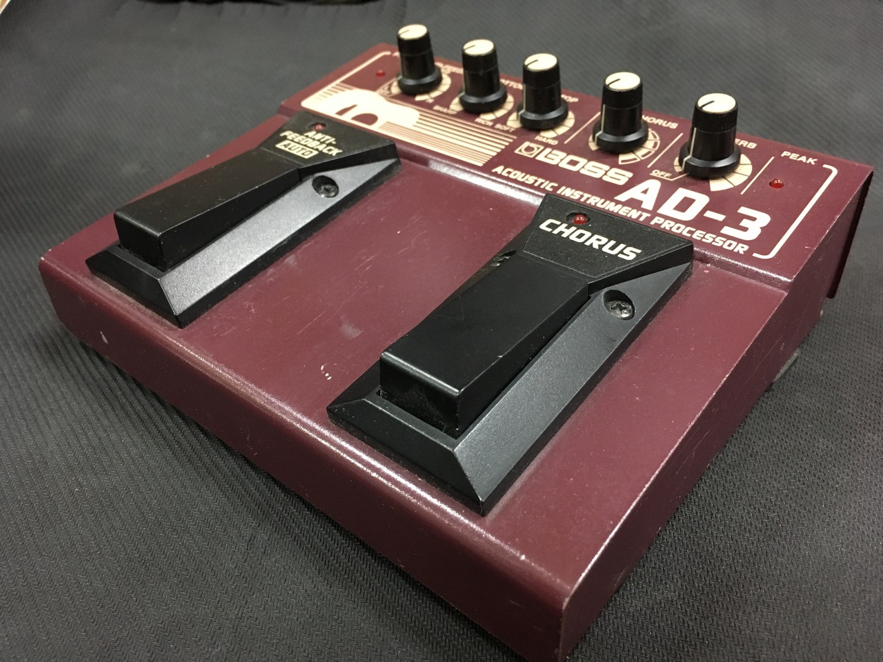 BOSS AD-3 アコースティックギター プリアンプ リバーブ コーラス