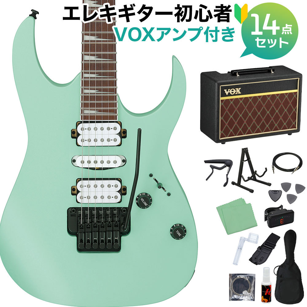 Ibanez RG470DX SFM Sea Foarm Green Matte エレキギター初心者14点セット 【VOXアンプ付き】  人気カラー（新品/送料無料）【楽器検索デジマート】