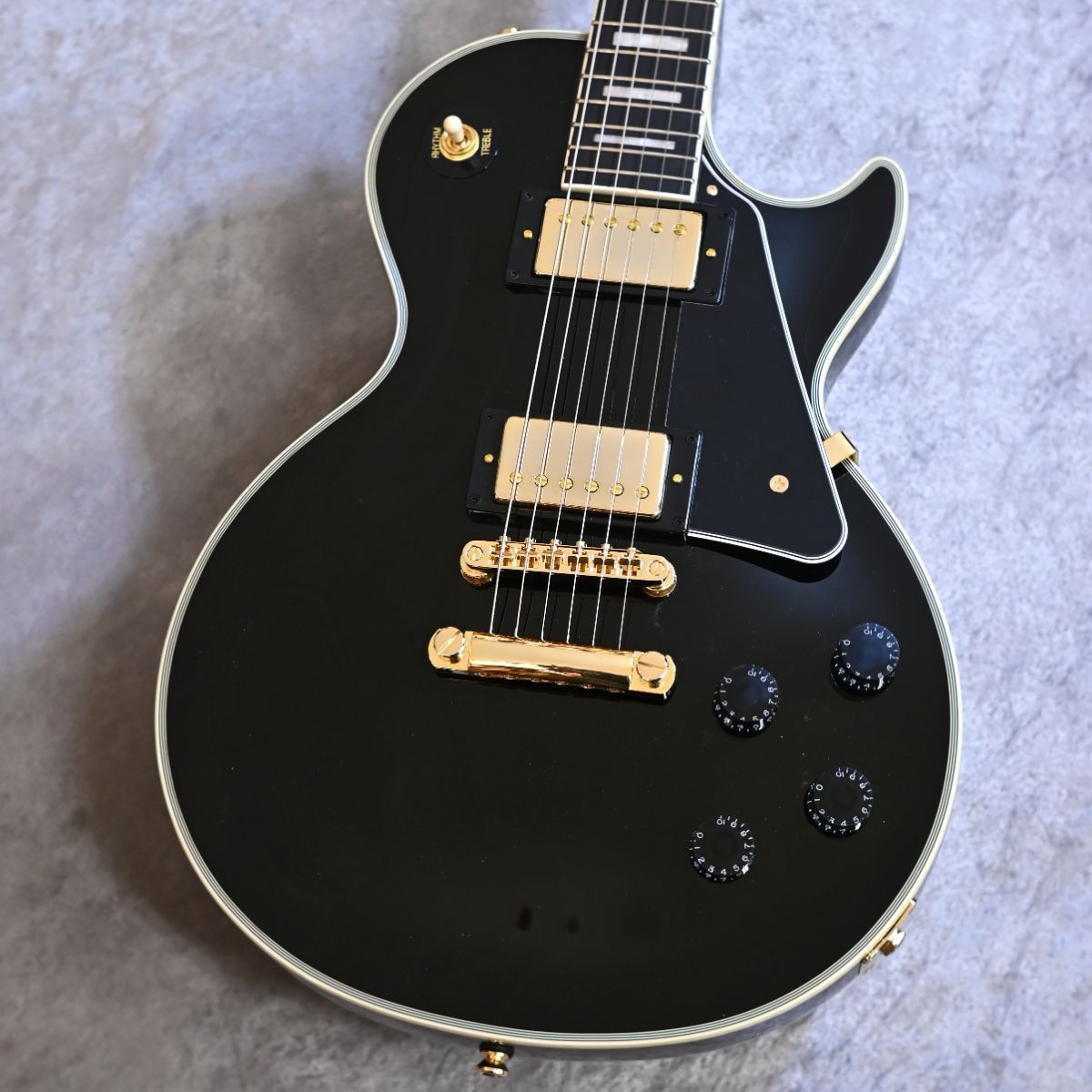ギター Epiphone Les Paul Custom Epiphone 【NEW】 Les Paul Custom ~Ebony~ #25021532942 [3.95