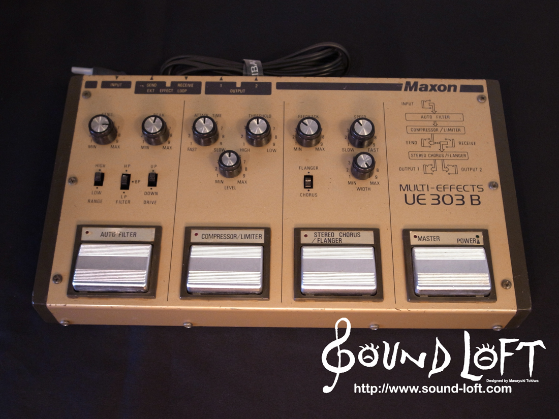 Maxon UE303B (AF9+CP9+CS9)（ビンテージ）【楽器検索デジマート】
