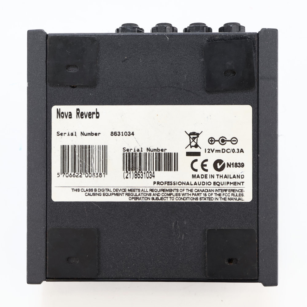 楽器・機材 TC Electronics Nova Reverb 動作品 アダプタ付