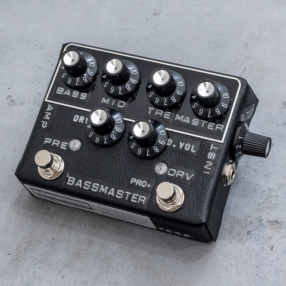 ベース Shin's Music Bass Master Preamp PRO+ Shin's Music Bass Master Preamp Pro+ Black Tolex / Black