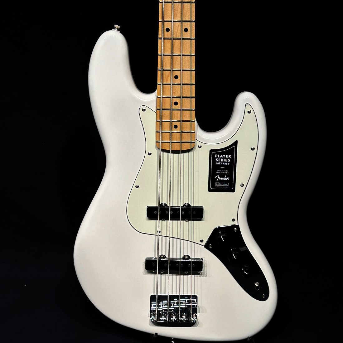 Fender PLAYER JAZZ BASS MN PWT Polar White（新品特価）【楽器検索 
