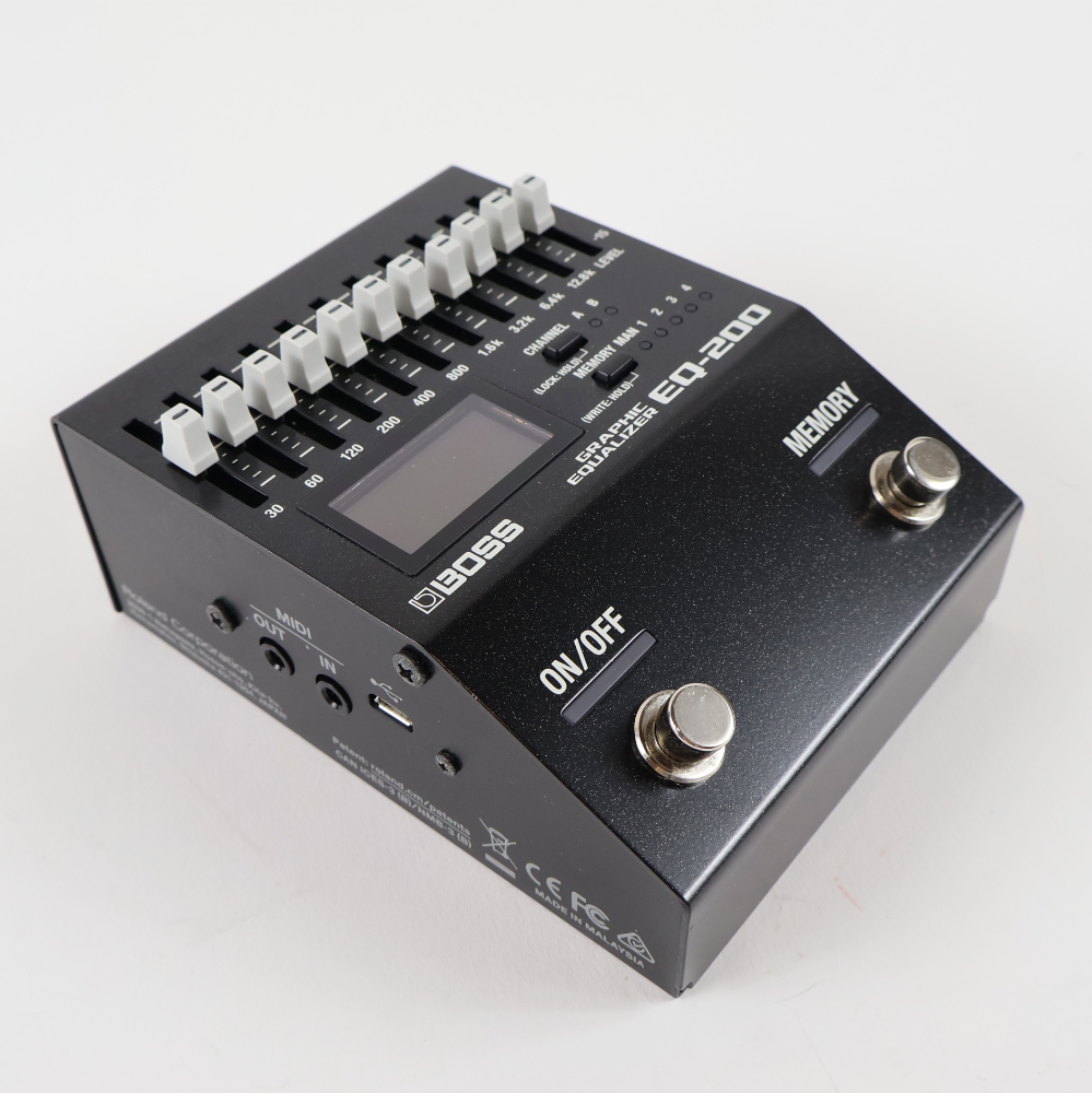 BOSS EQ-200 グラフィックイコライザー Amazon.com: BOSS EQ-200 Graphic Equalizer (EQ-200)