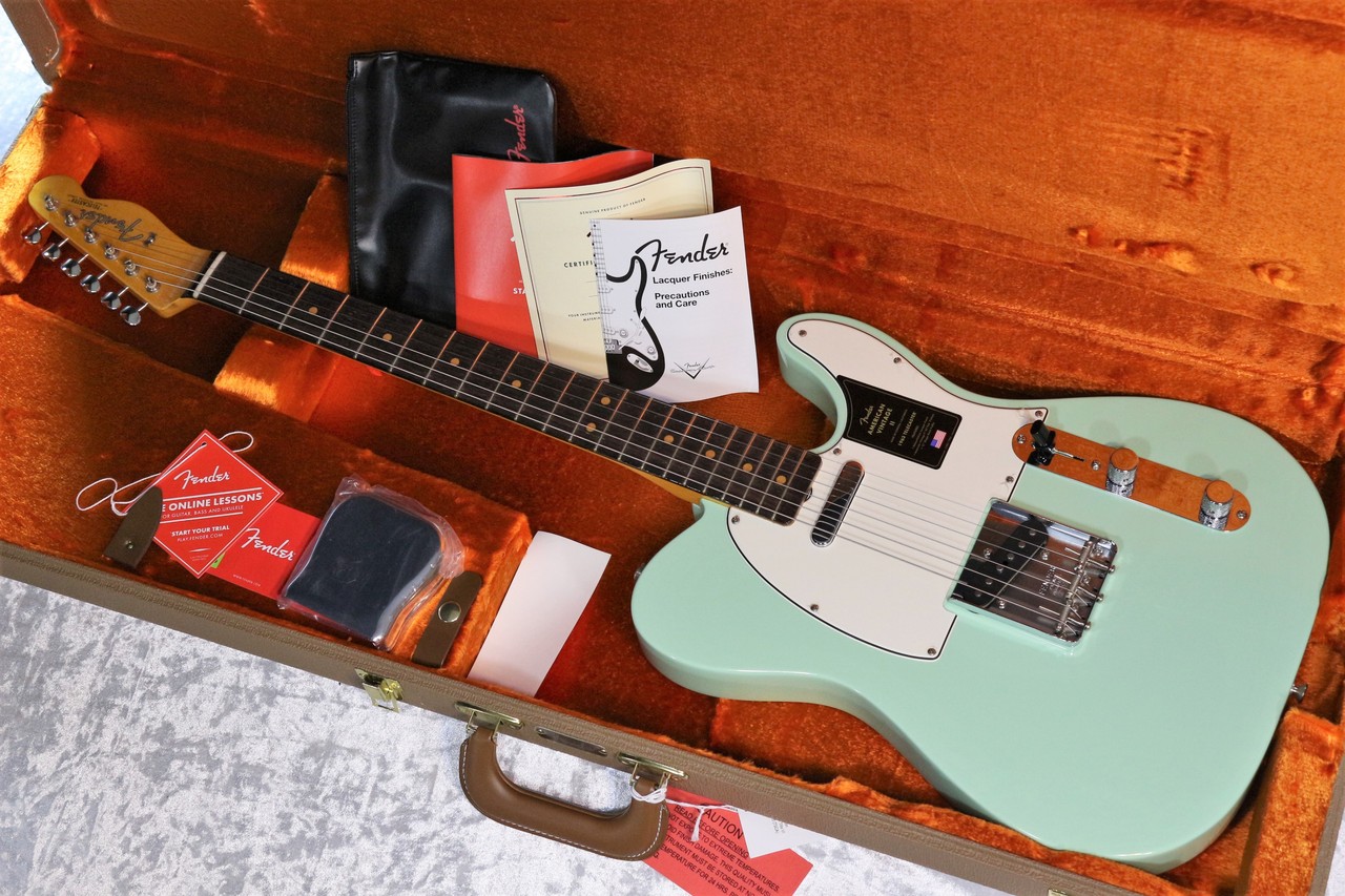 Fender American Vintage II 1963 Telecaster Surf Green #V2322916【3.57kg/ラウンドの 63リイシュー!】（新品）【楽器検索デジマート】