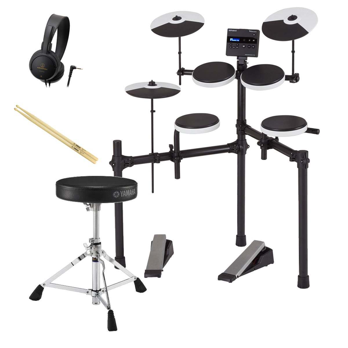 Roland TD-02K ヤマハのドラムイスを採用したスターターセット（新品