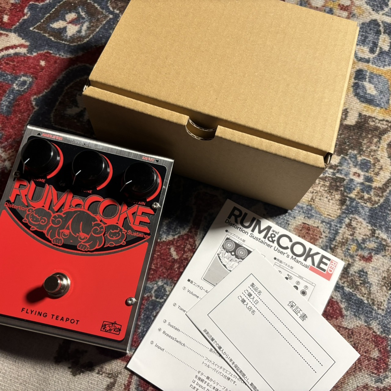 30台限定 Flying teapot RUM COKE MUFF Red 30台限定 Flying teapot RUM COKE MUFF Red