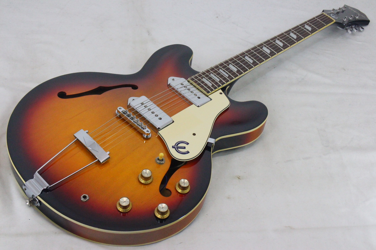 ギター Epiphone CASINO SB MADE IN Peerless 1989 Epiphone Casino Sunburst Pre-Elitist w/ Case Yamano