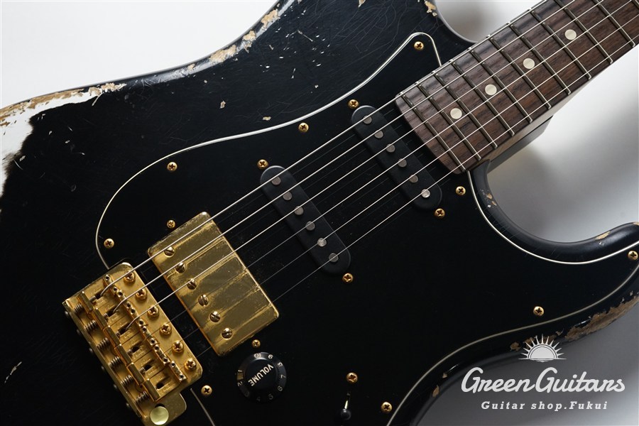 Xotic XSC-2 - Black / Heavy Aged / Alder / Gold Hard Wear（新品