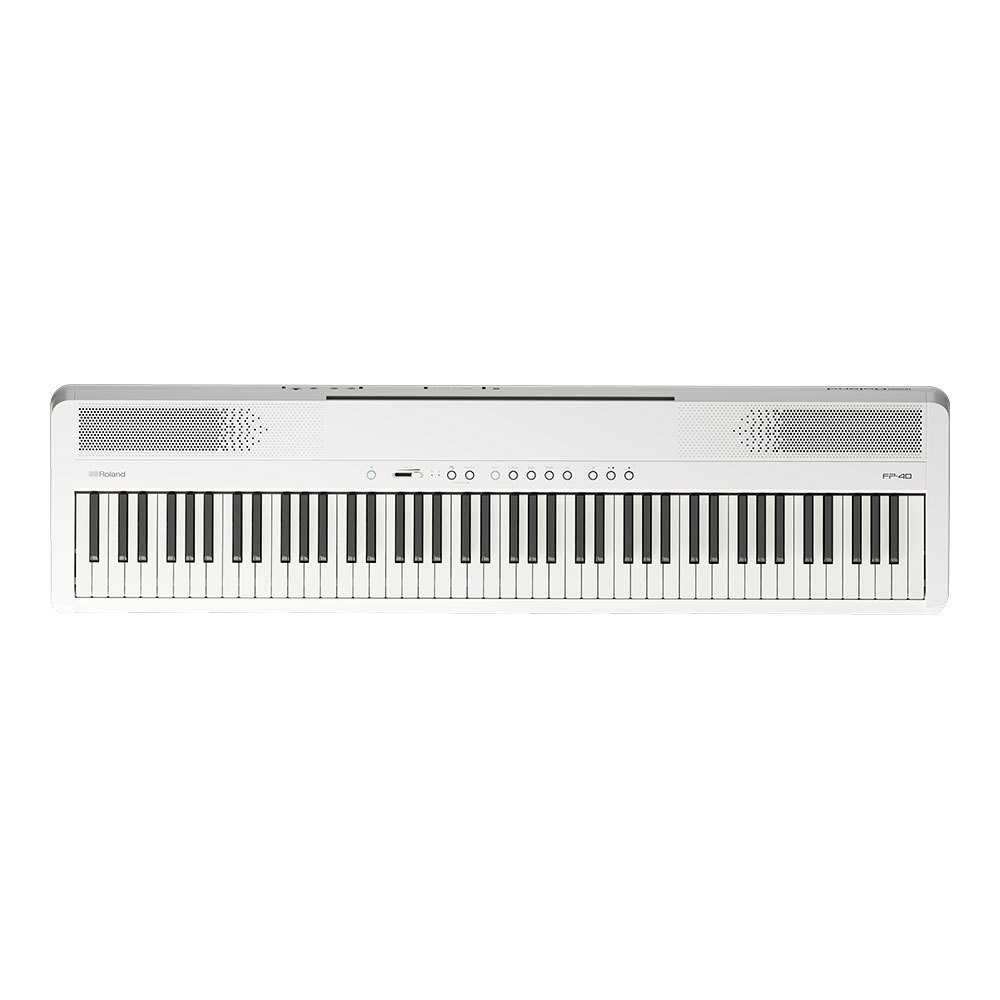 Roland FP-40WHB Digital Piano ホワイト 電子ピアノ 純正スタンド
