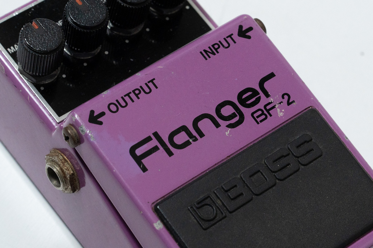 日本製　BOSS BF-2 フランジャーエフェクター　銀ネジ　元箱取説 BOSS BF-2 Flanger Made In Japan【GIB横浜エフェクター館】（中古
