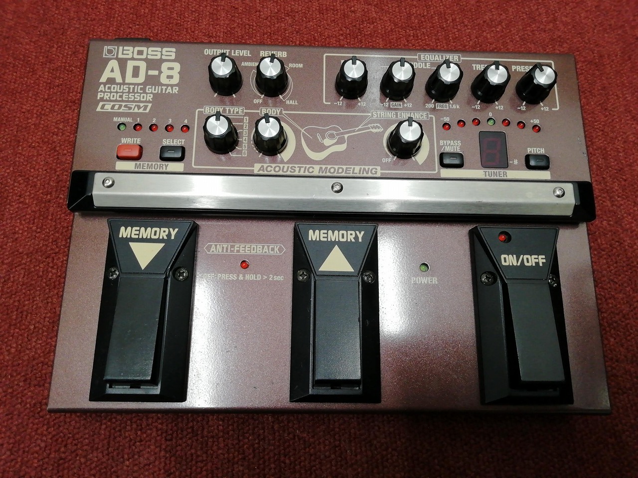 BOSS AD-8 Acoustic Guitar Processor（中古/送料無料）【楽器検索 ...