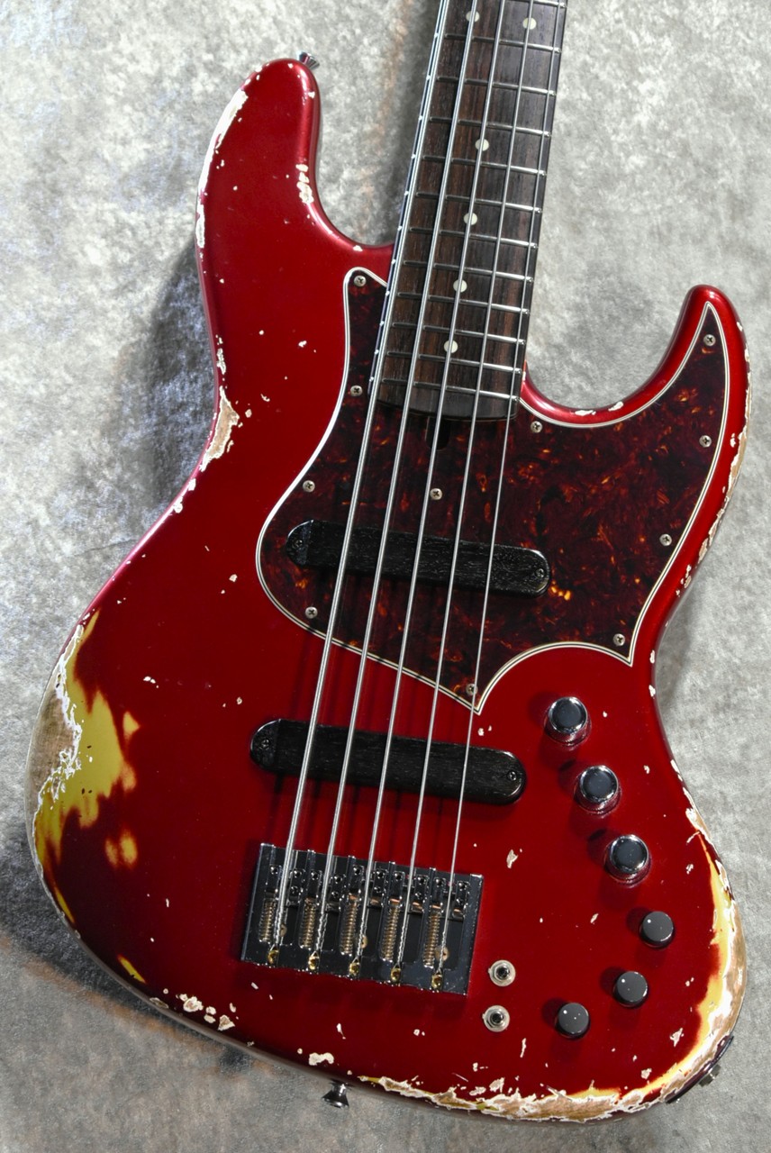 Xotic XJ-1T 5st Heavy Aged-Alder Body -Dark Candy Apple Red/MH