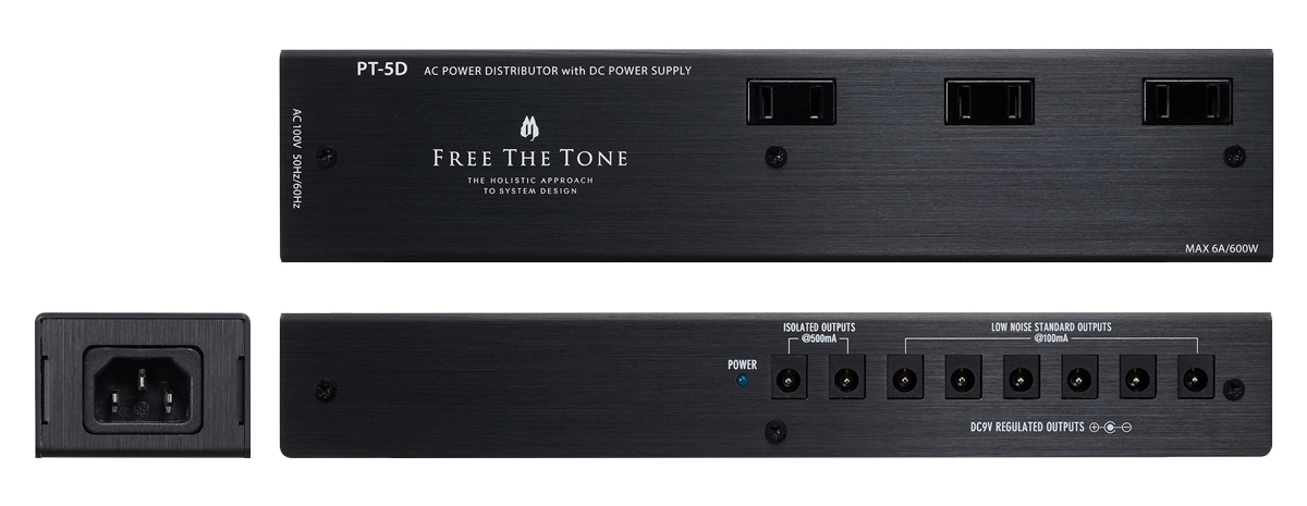 Free The Tone PT-5D AC POWER DISTRIBUTOR with DC POWER SUPPLY 