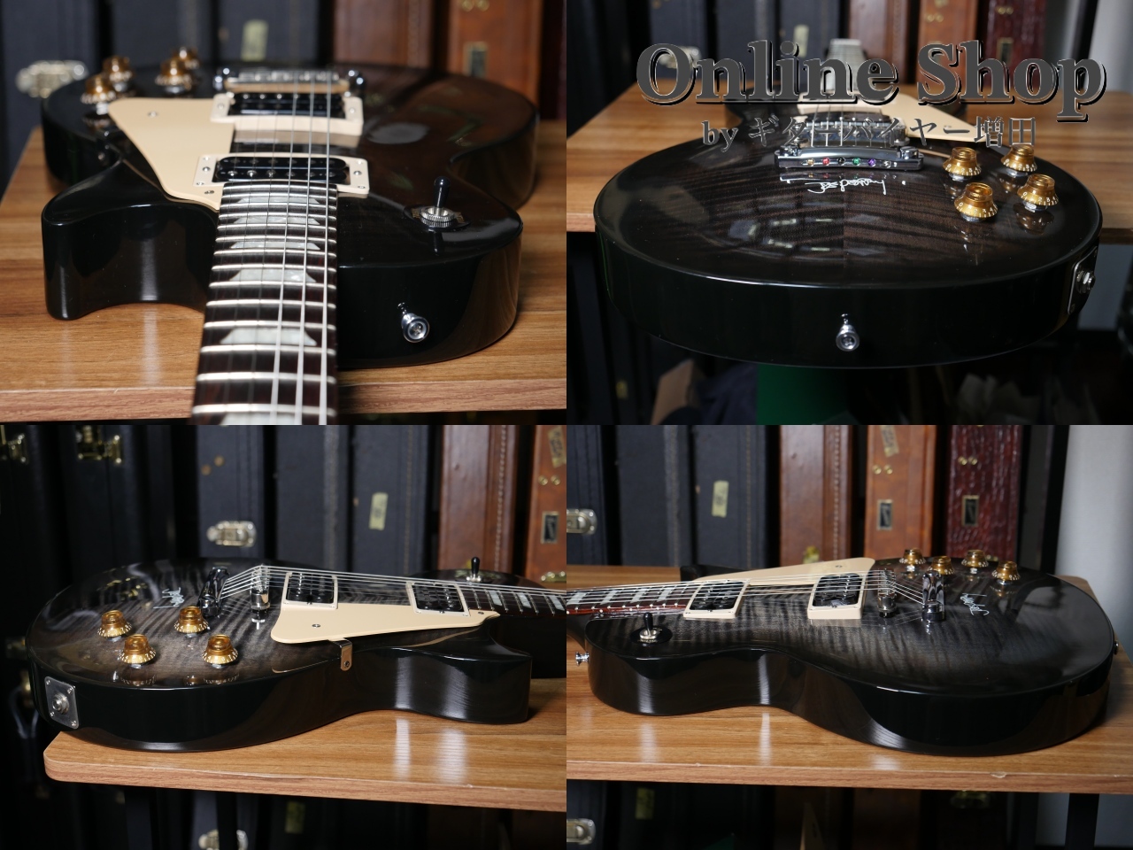 Edwards レスポール JOE PERRY シースルーブラック 中古］Gibson Custom Shop / Joe Perry Signature Les Paul