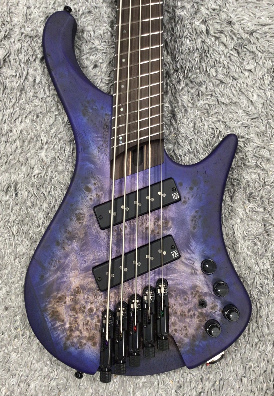 Ibanez EHB1505MS-PLF (Pacific Blue Burst Flat) 【SPOTモデル】【ヘッドレス5弦ベース 】（新品特価/送料無料）【楽器検索デジマート】