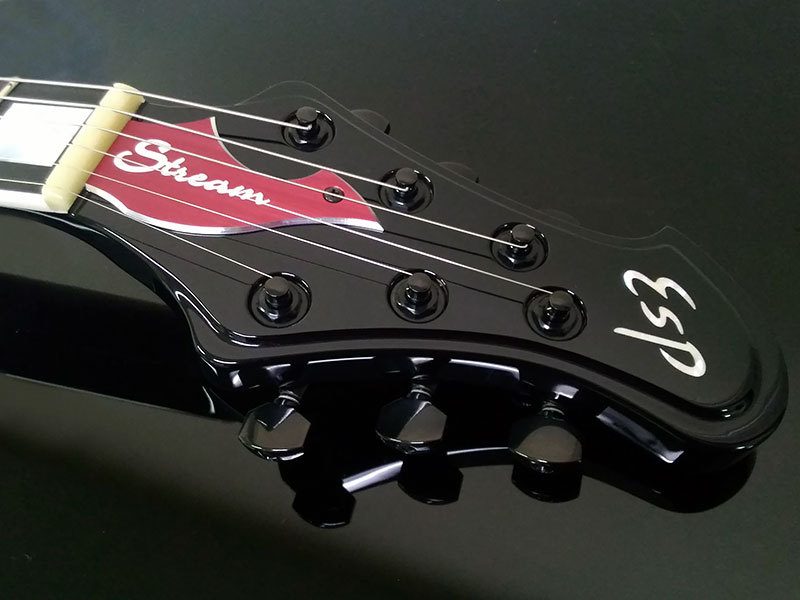 ESP STREAM-GT Standard / Black w/Red Anodizied PG（新品/送料