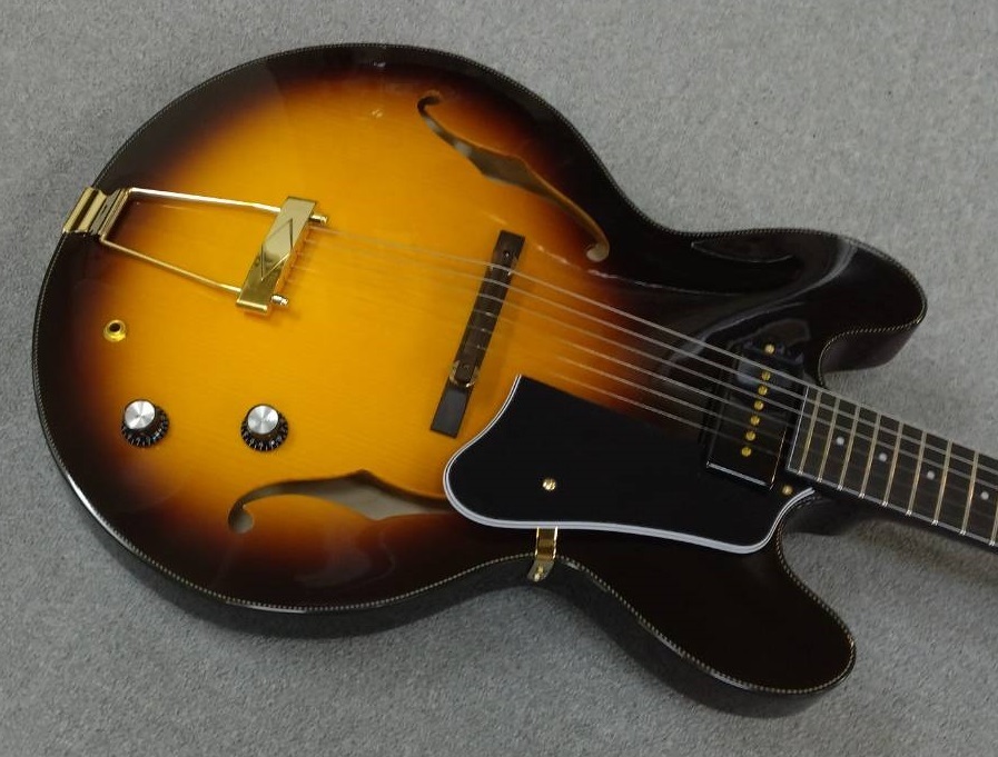 Seventy Seven Guitars EXRUBATO-ONE/S SB(サンバースト) フルホロウ