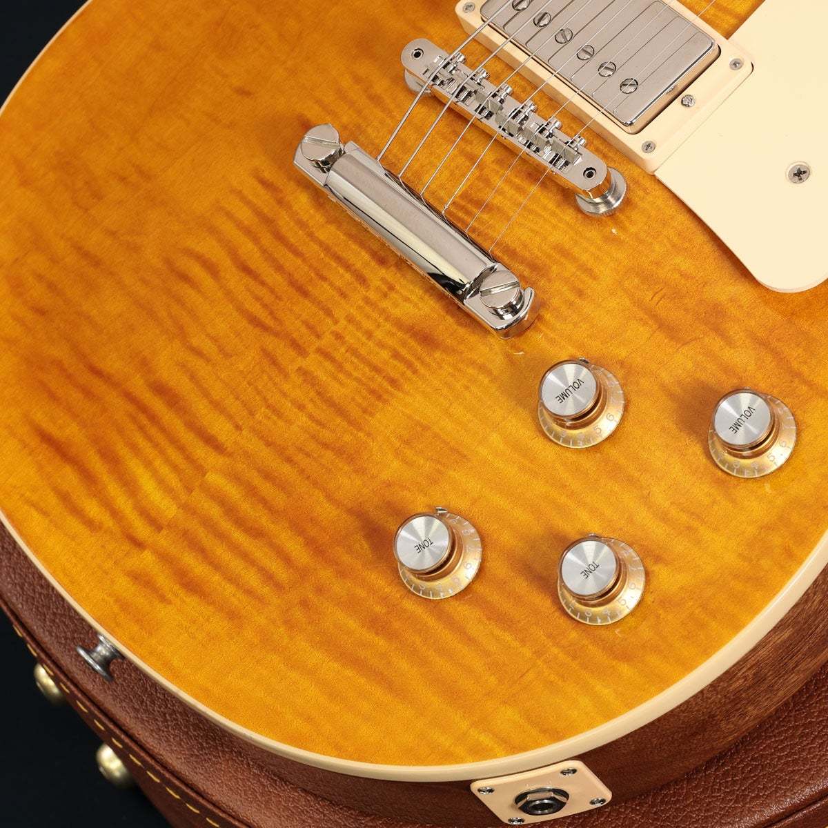 YAMAHA バーニー 複合機 レスポール ポルカドット。高性能 Les Paul Standard 60s Figured Top Honey Amber Gibson