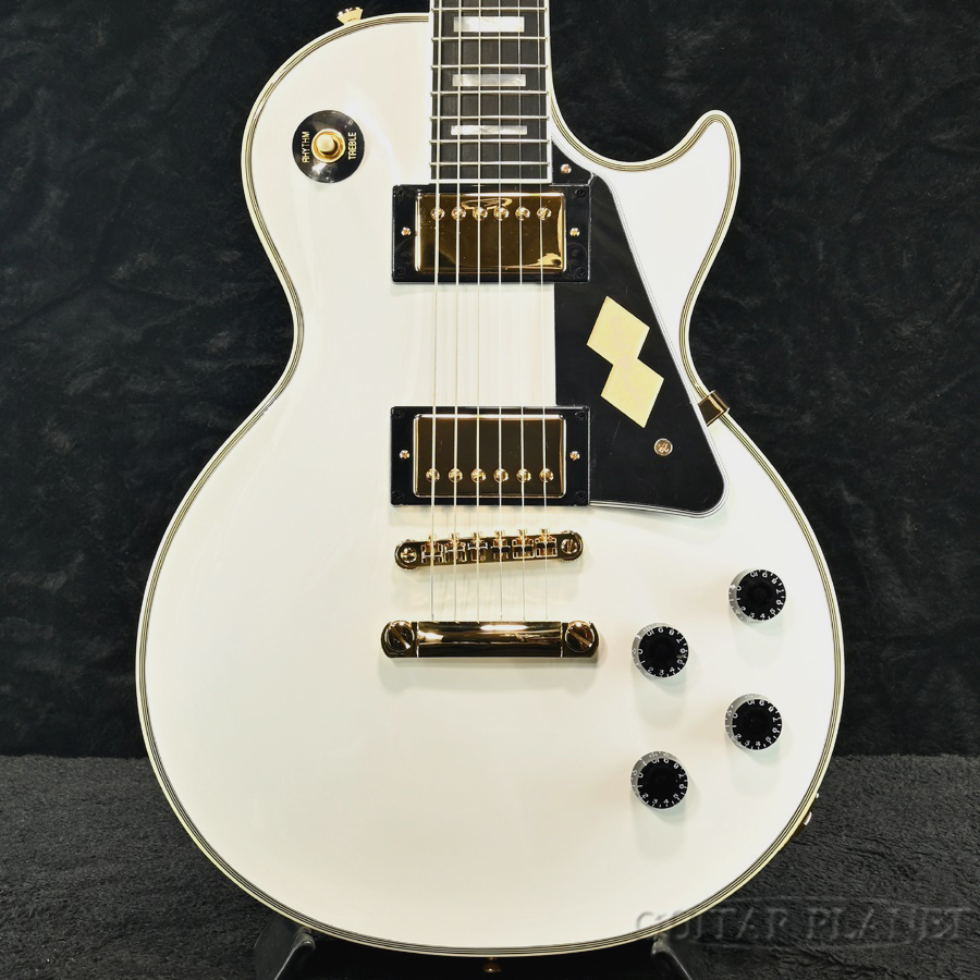 早い者勝ち!!Epiphone Les Paul ホワイト エレキギター Amazon | Epiphone Les Paul Custom Alpine White エレキギター