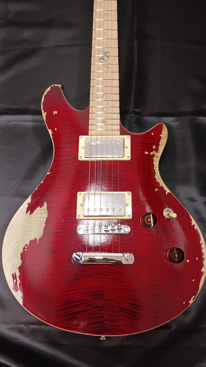 BanG Dream! POTBELLY FM Rāna (Distressed See Thru Wine Red