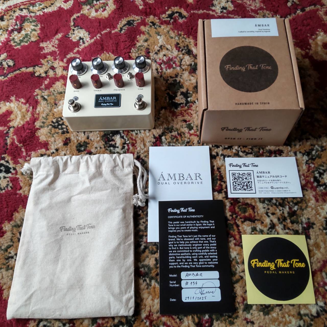 Finding That Tone AMBER VINTAGE WHITE（新品/送料無料）【楽器検索