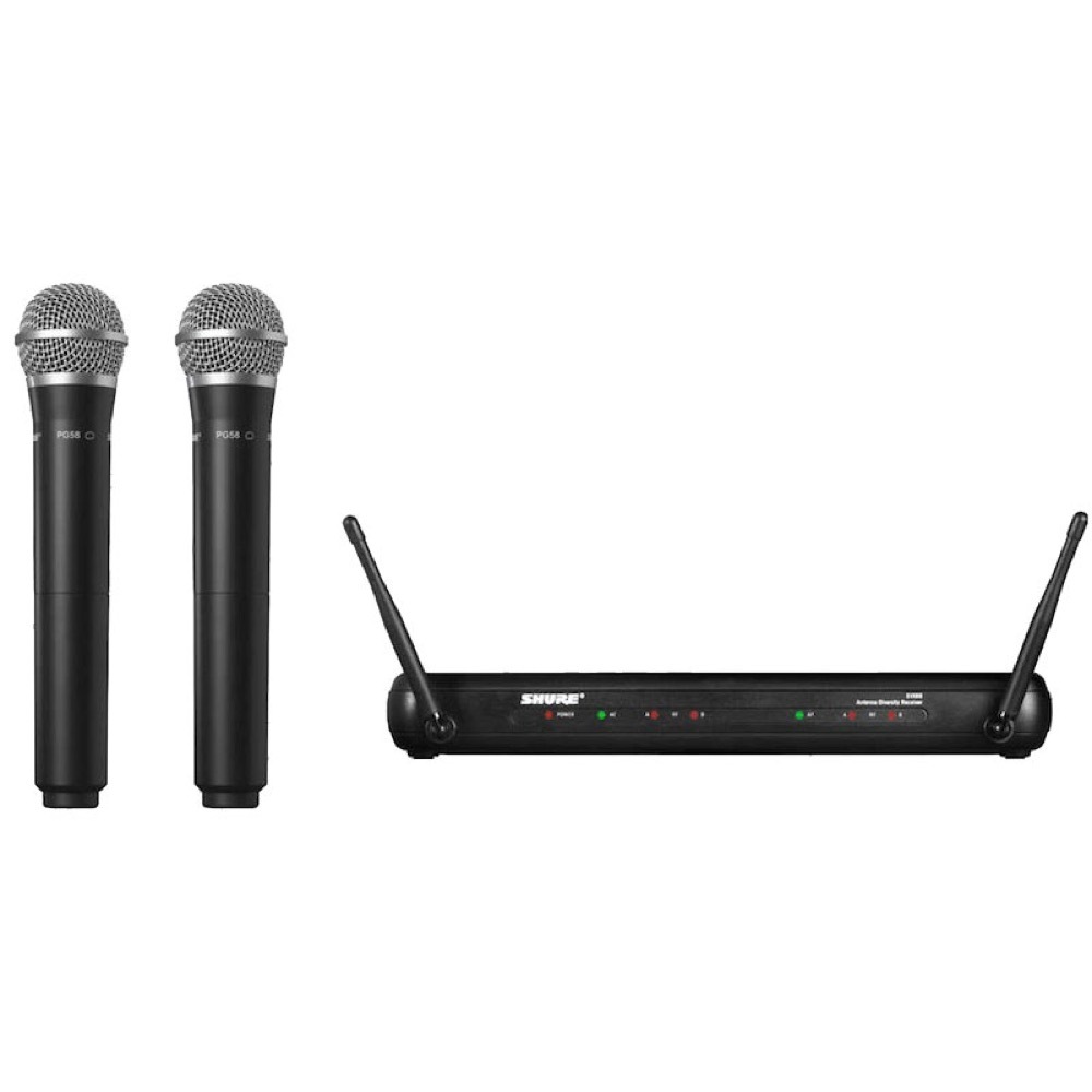 Shure SVX288/PG58 デュアルボーカルワイヤレスシステム