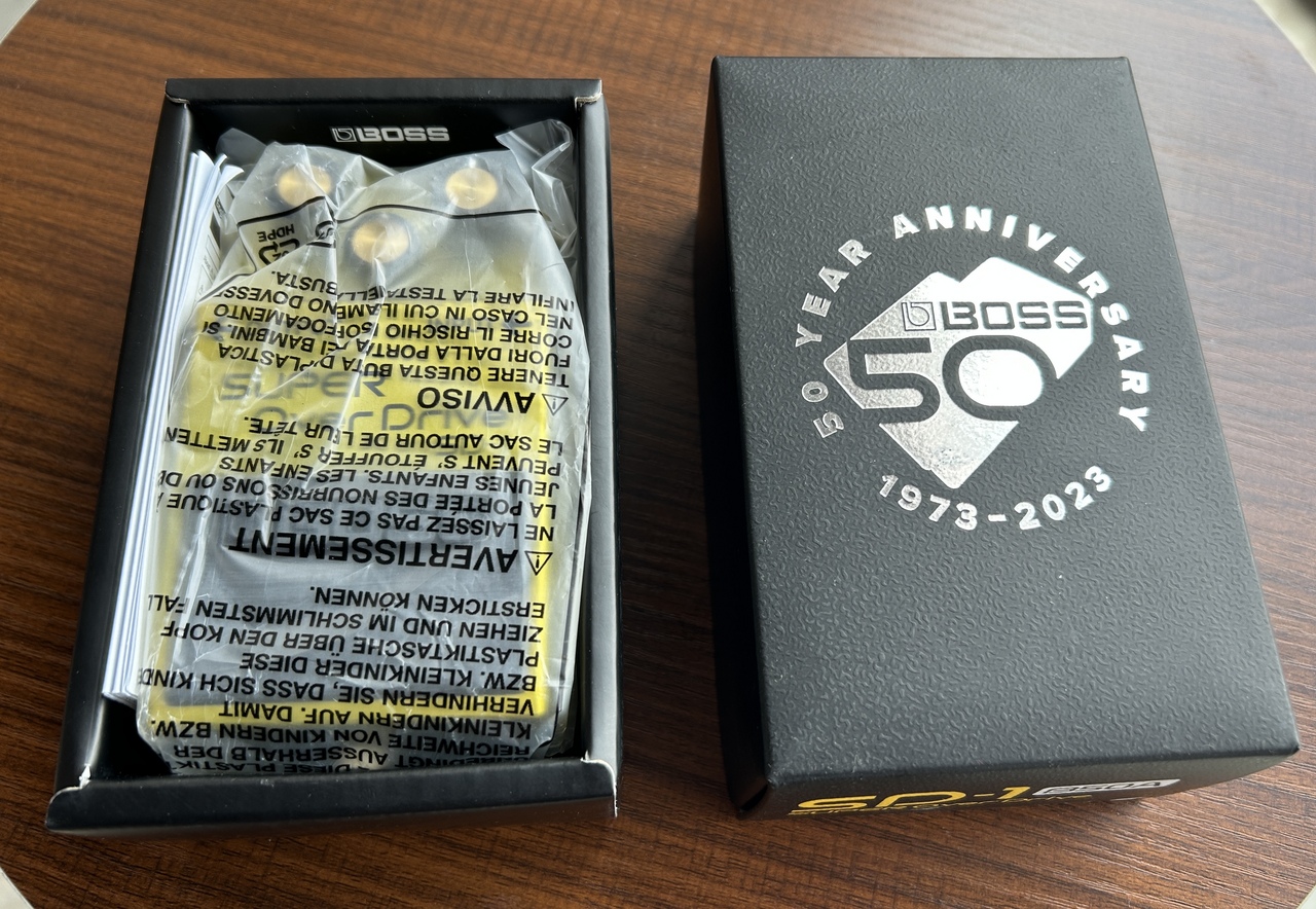 BOSS 【50周年記念限定No.2078】SD-1-B50A Super Overdrive 50th