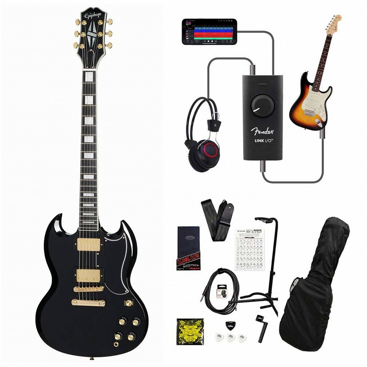 Epiphone Inspired by Gibson SG Custom Ebony 録音＆セッションで上達