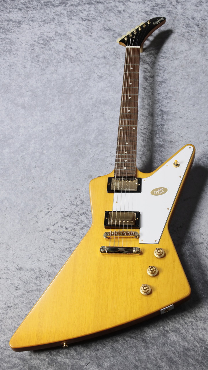 Epiphone Inspired By Gibson Custom Shop Korina 1958 Explorer Aged