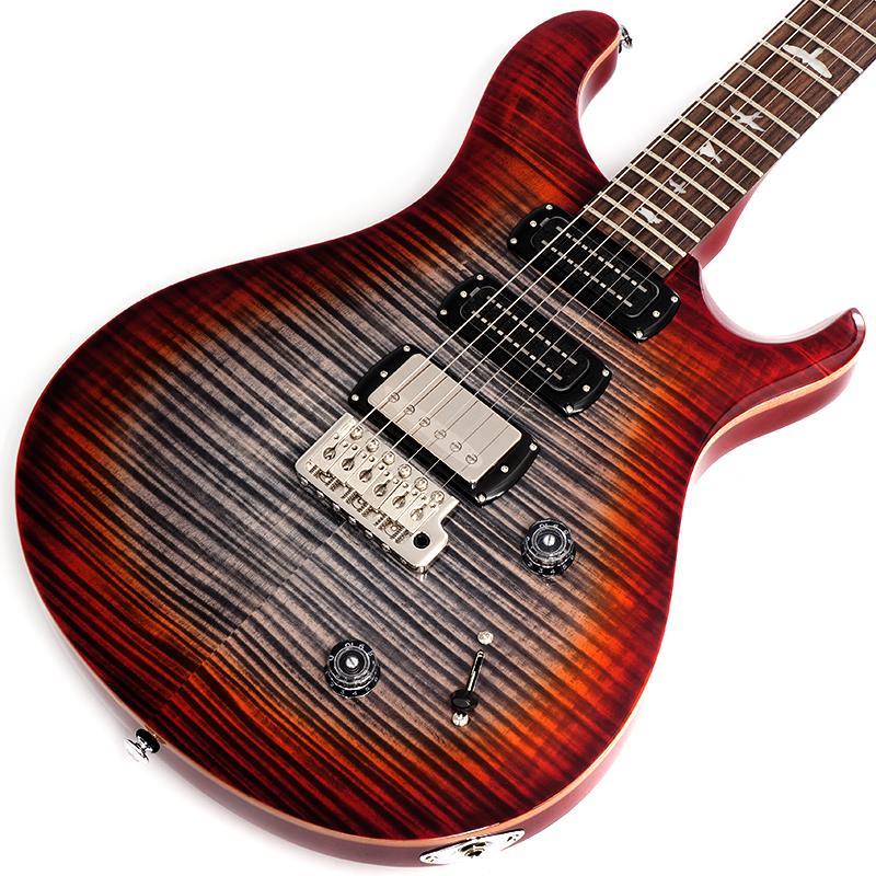 PRS SE エレキギター ワインレッド ギターケース付き PRS SE Custom24 Fire Red Burst エレキギター ポールリード