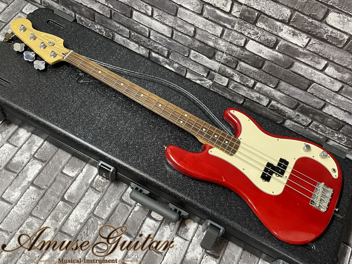 Fender Highway One Series Precision Bass # Crimson Red Transparent 