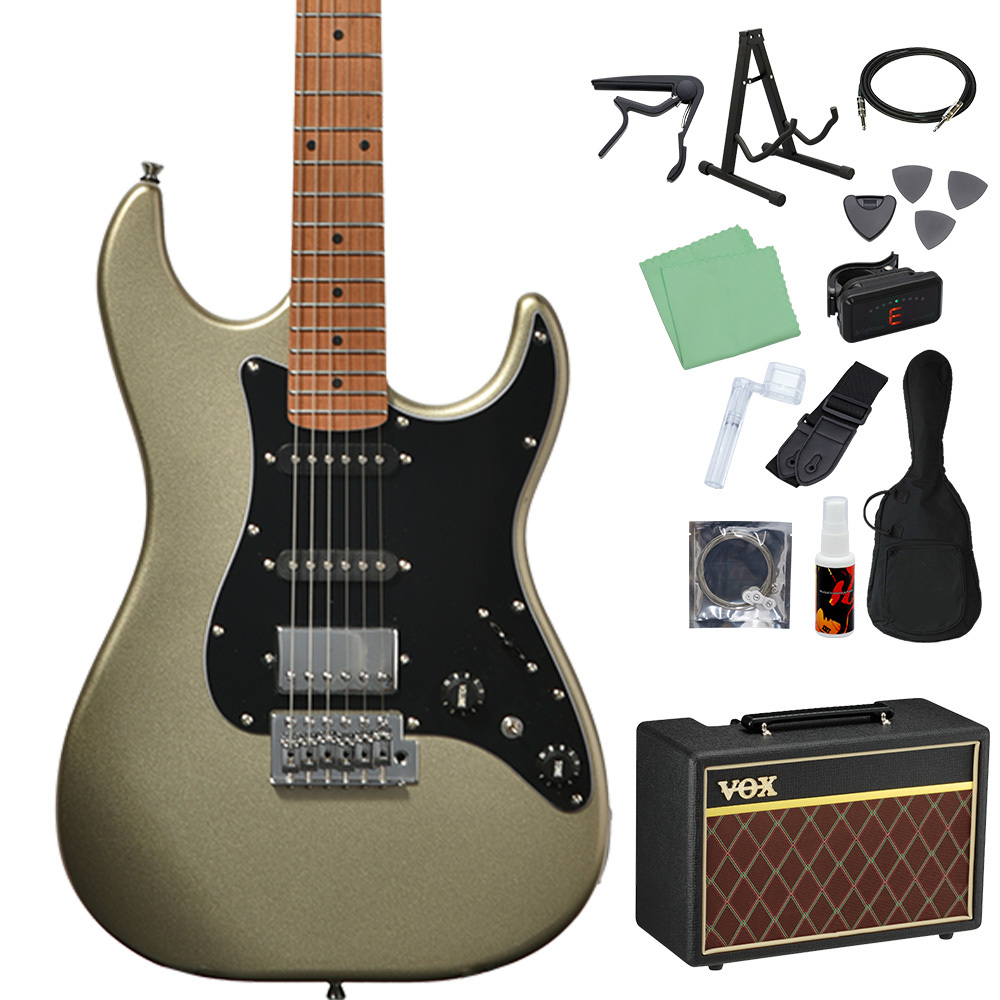 Bacchus GS-2DX RSM/M MDG 初心者14点セット 【VOXアンプ付き】（新品